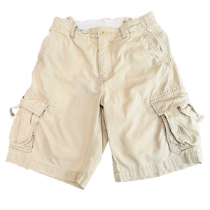 GAP kids Unisex Utility Cargo Khaki shorts Size 10 regular fit